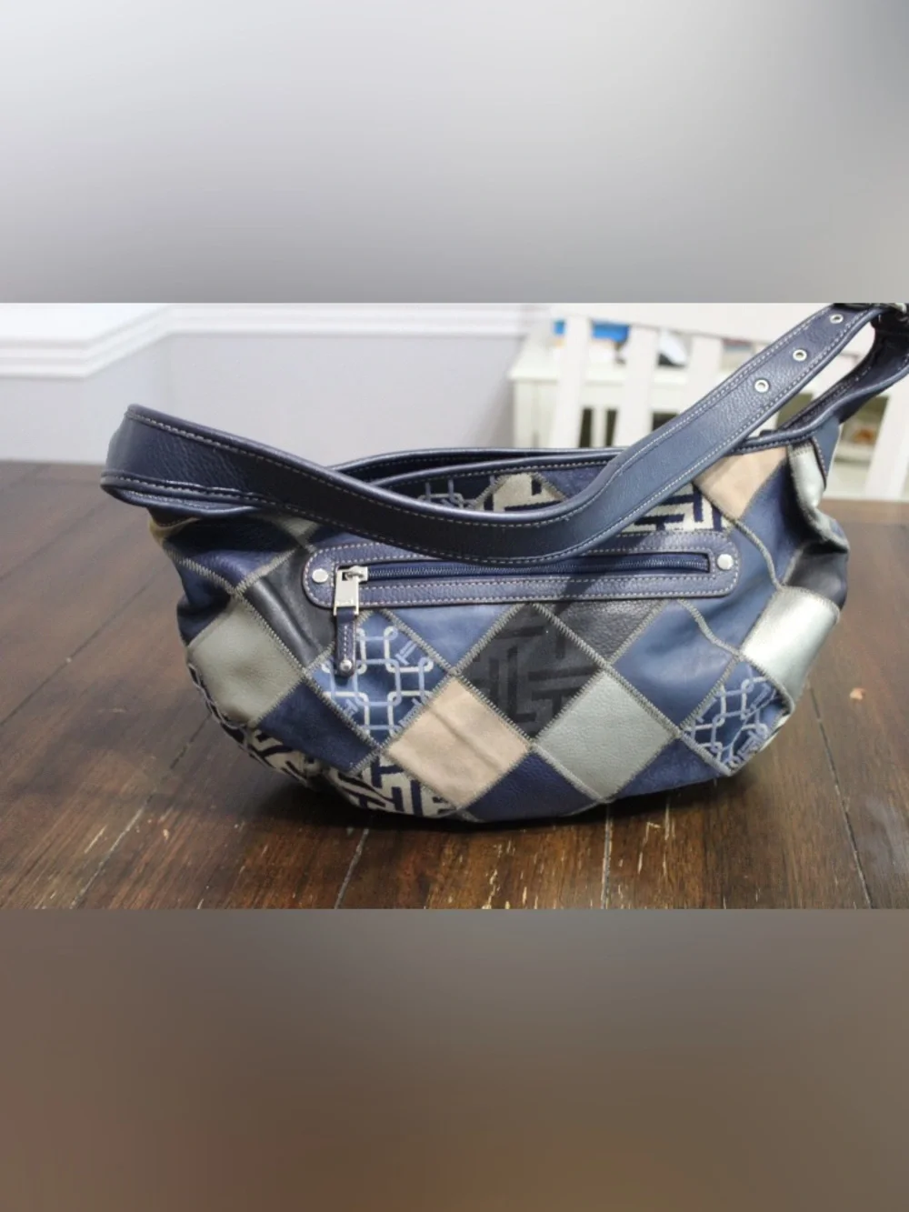Tignanello patchwork hobo bag